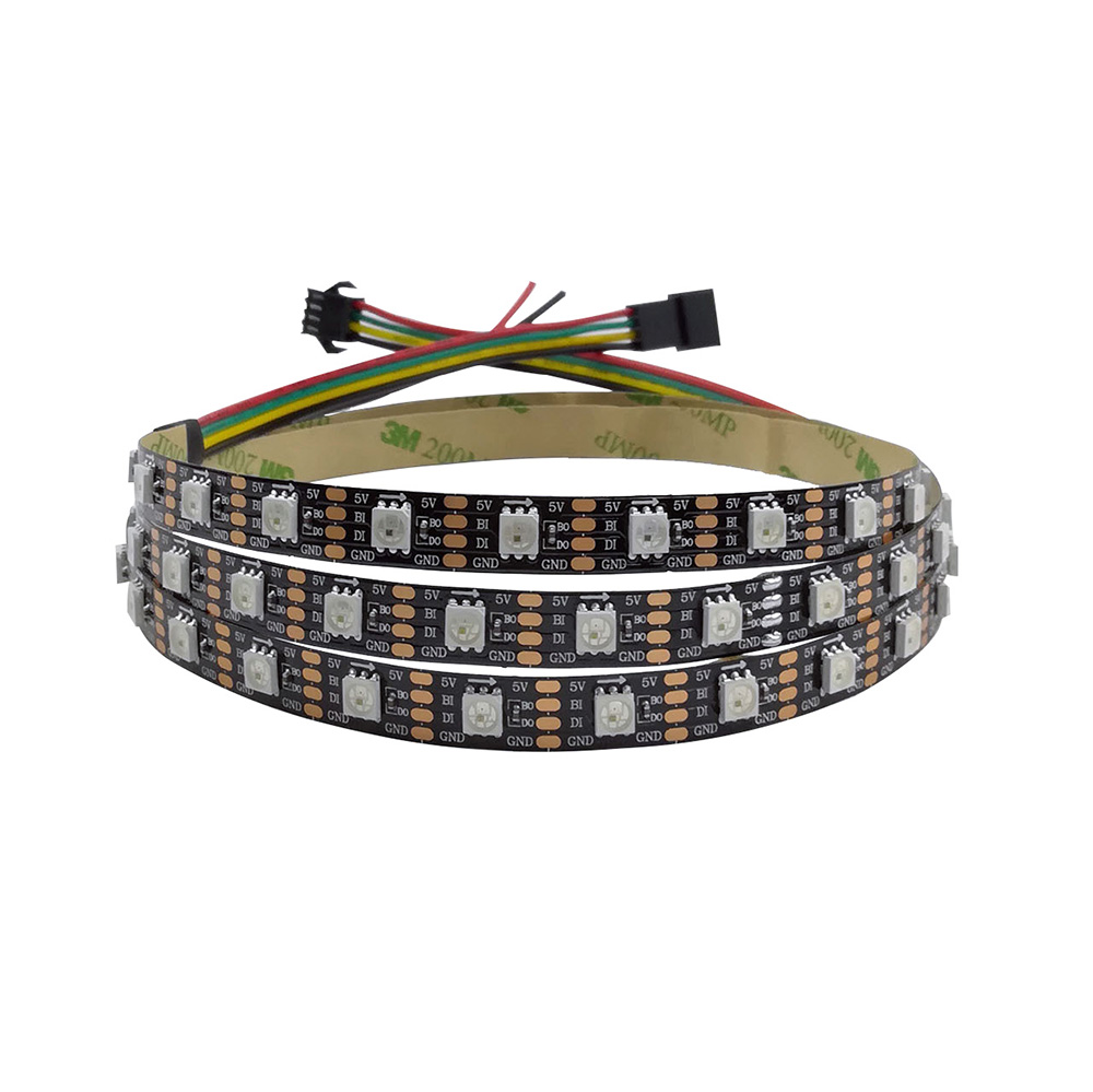 DC5V CS2803 (Upgraded WS2812B) 5050SMD RGB, Breakpoint-continue, 300 LEDs Individually Addressable Digital Strip Lights, Waterproof Dream Color Programmable Flexible LED Ribbon Light, 5m/16.4ft per Roll